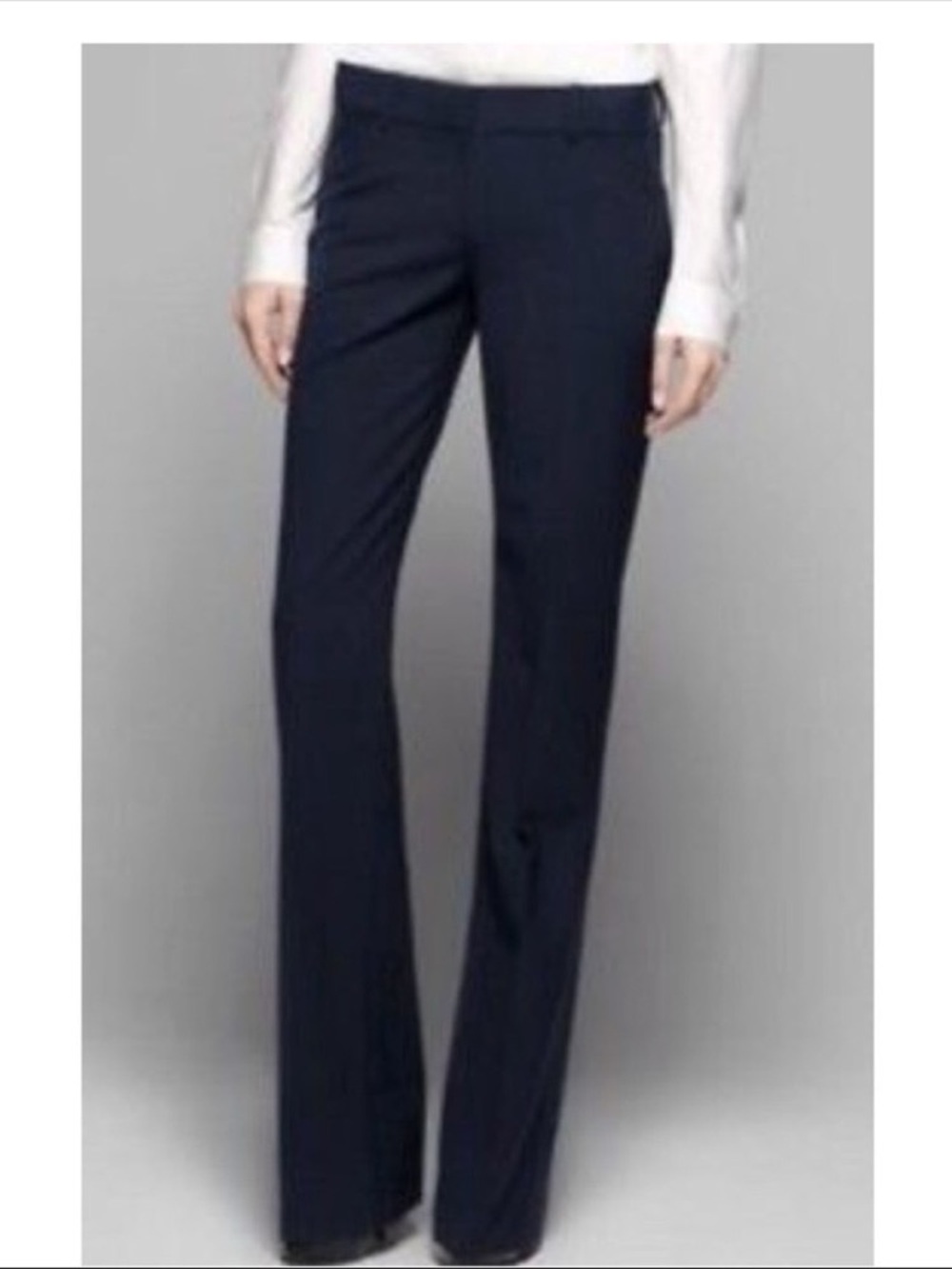 NWT Theory Max C Dress Pants in Navy Stretch Wool